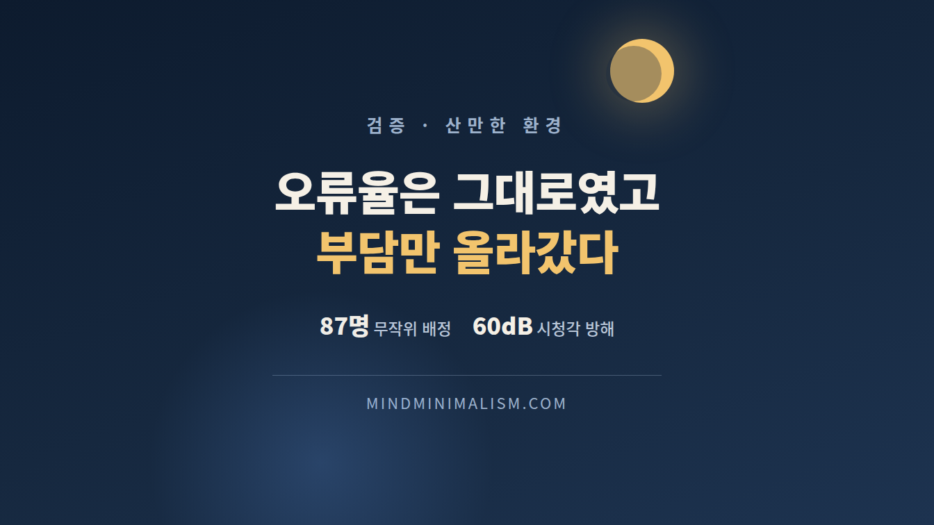 산만한 환경에서 실제로 떨어진 것은 성적이 아니었다 썸네일