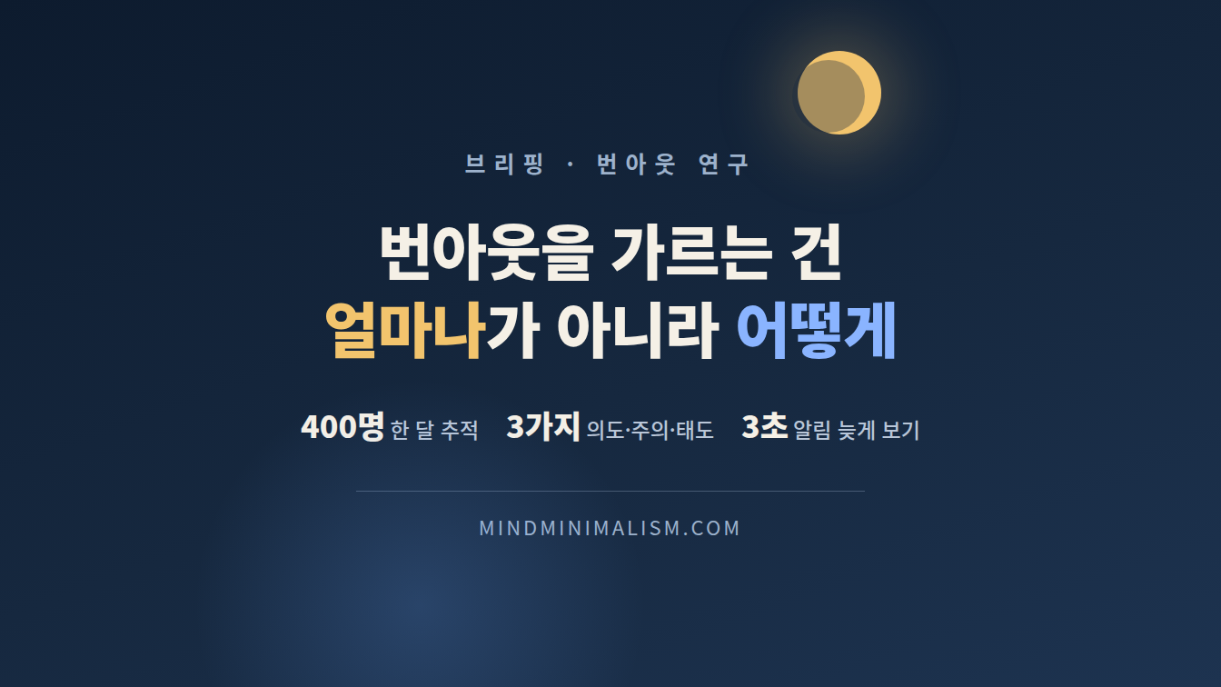 번아웃을 가르는 것은 사용 시간이 아니라 사용 방식 썸네일