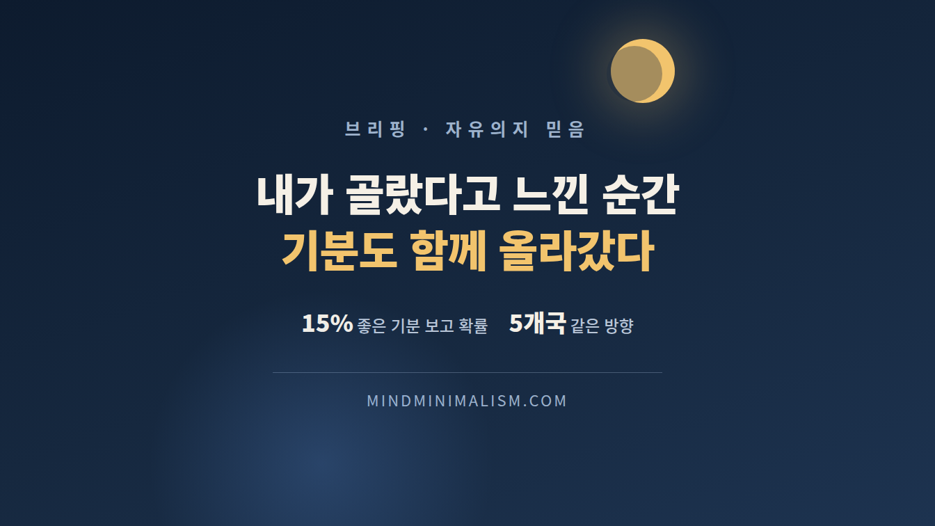자유의지 믿음이 높은 순간에 기분도 함께 올라갔다 썸네일
